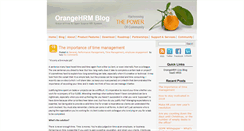 Desktop Screenshot of blog.orangehrm.com