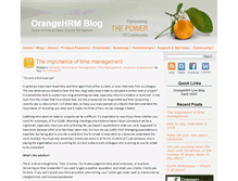 Tablet Screenshot of blog.orangehrm.com